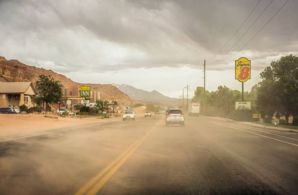 This picture was taken on the way to Arches National Park going towards Moab on US 191 coming from Salt Lake City, Utah