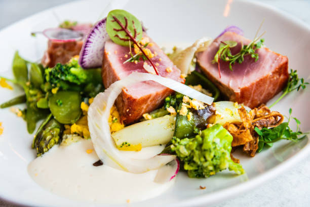 istock Fine dining cuisine - french dish on the table 1022328730