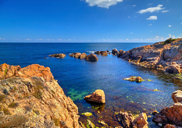 istock Landscape on rocky shore 1022329168
