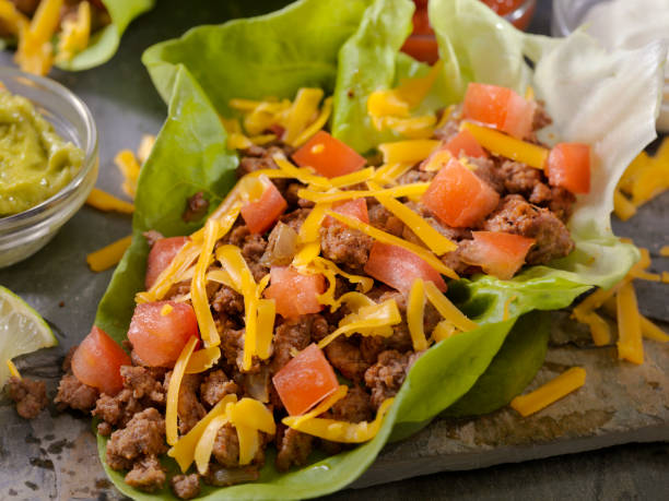 Low Carb - Lettuce Wrap Beef Taco