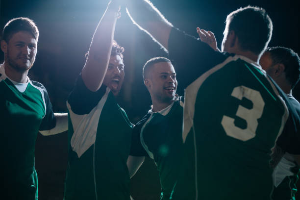 istock Rugby players cheering a goal 1022344550