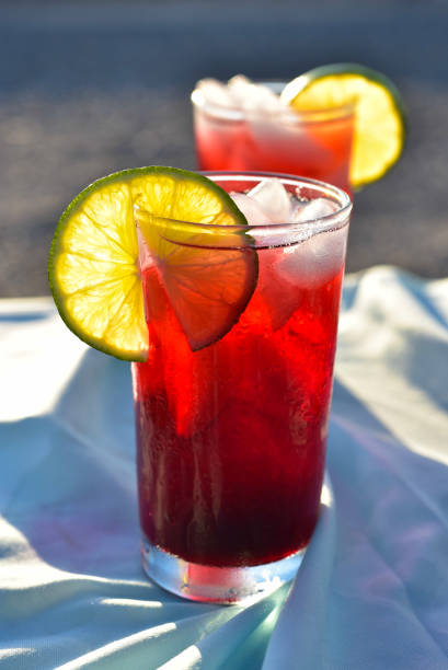 istock cold iced tea drinks in glasses and pitcher in desert setting 1022348854