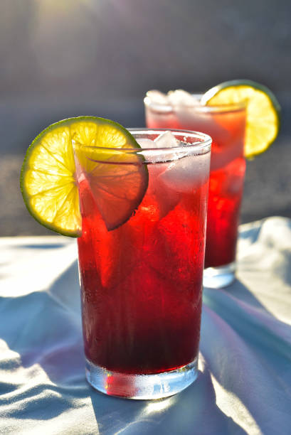 istock cold iced tea drinks in glasses and pitcher in desert setting 1022349018