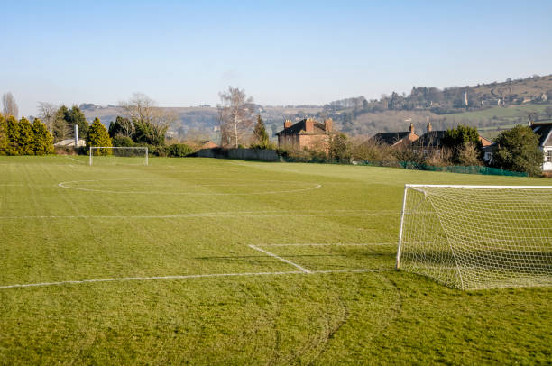 istock Football Playing Field In The UK 1022368620