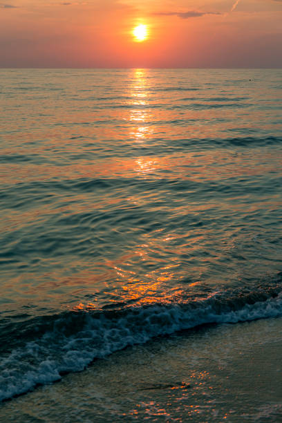 istock Sunset at the beach in Greece 1022368786
