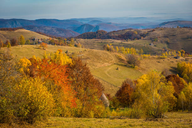 istock Autumn landscape in Romania 1022369356