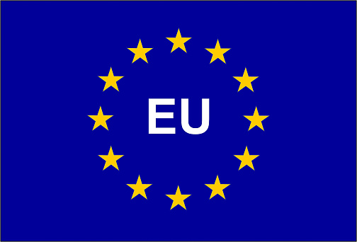 European Union Flag and symbol EU