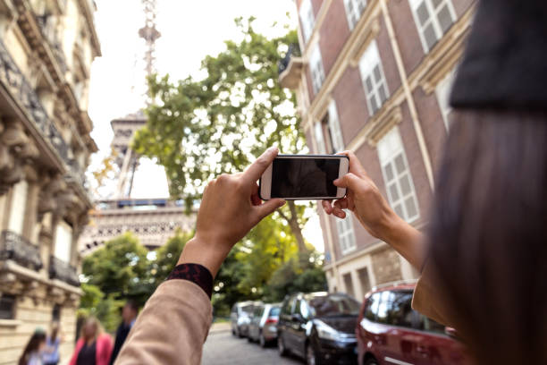 istock Woman in visit to Paris 1022392500
