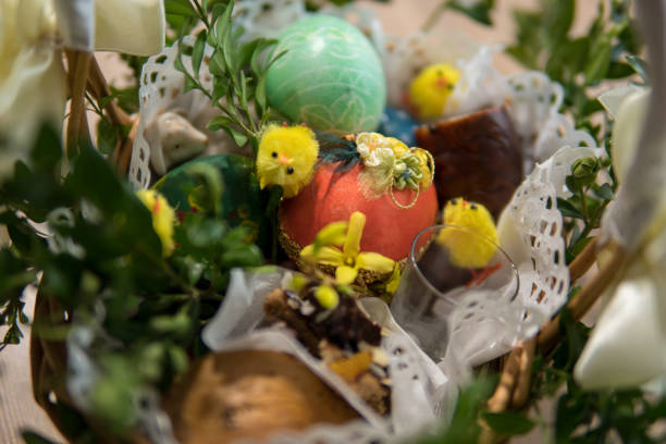 istock easter symbols inside of decorated basket 1022404002
