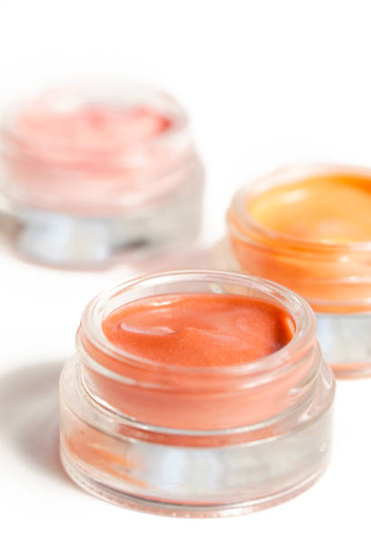istock Cream eyeshadow, lip stain or blush in the jars 1022404996
