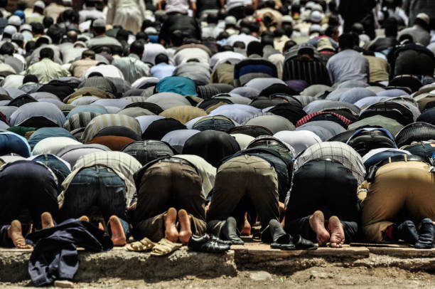 istock Muslims pray in Marrakech, Morocco. 1022408410