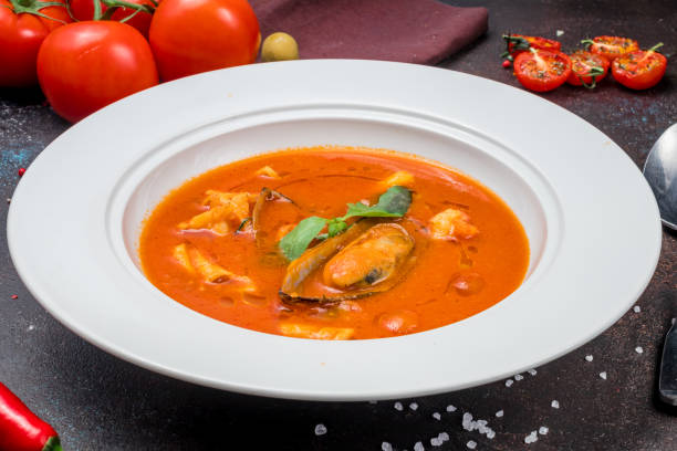 istock Seafood casserole bowl 1022413026