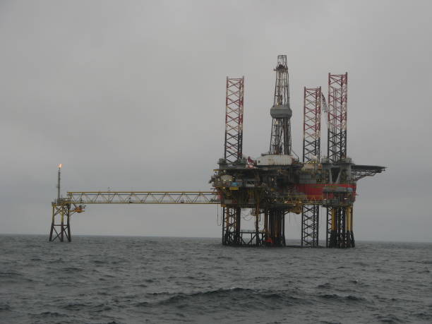 istock Offshore rig in the north sea 1022421404