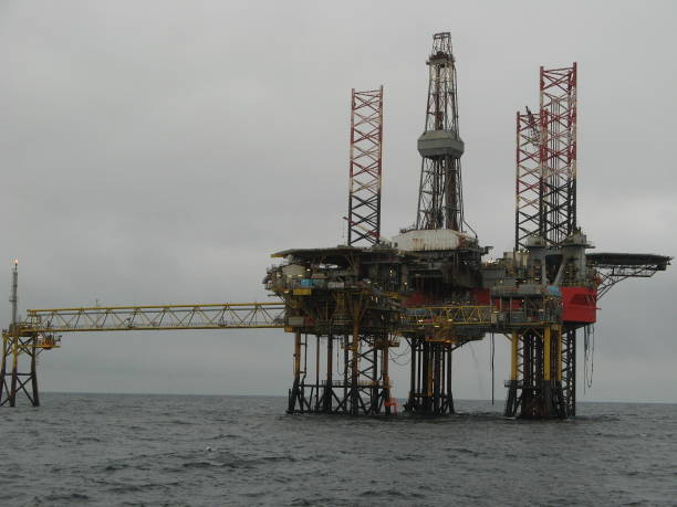 istock Offshore rig in the north sea 1022421424