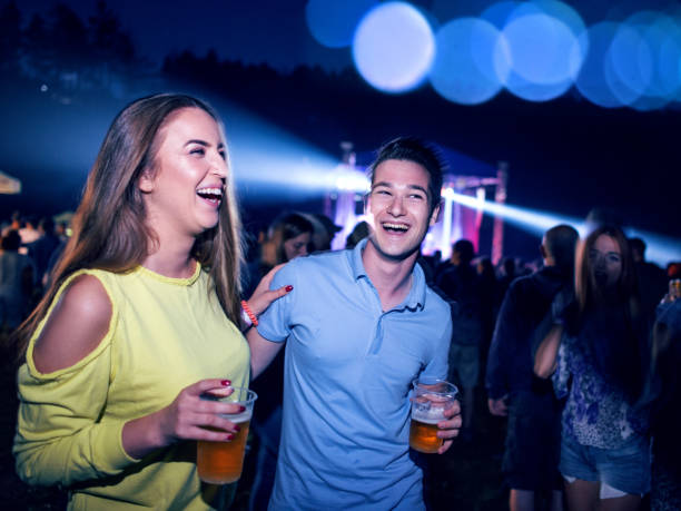 istock Friends dancing at a concert 1022436014