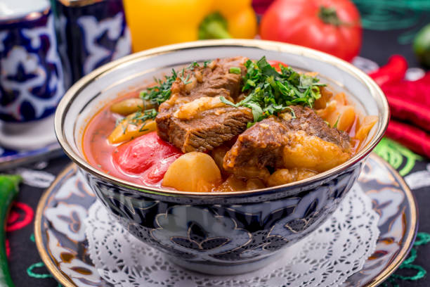 istock Lagman asian soup 1022443770