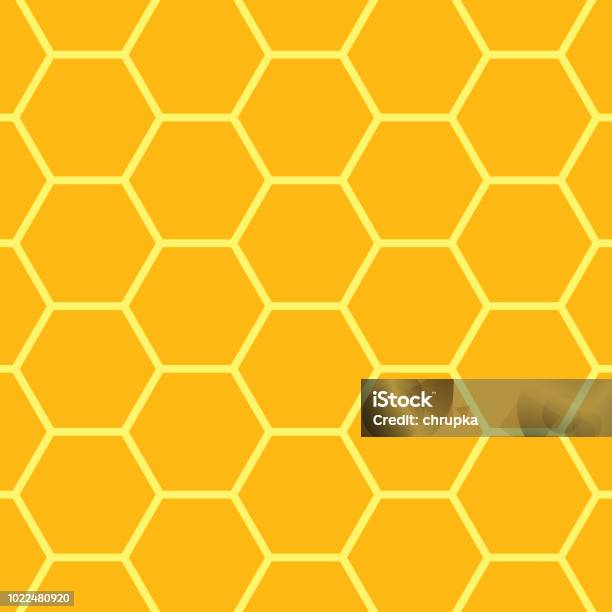 Basic Bee Texture Bee Honeycomb Texture Stock Illustration - Download Image Now ...