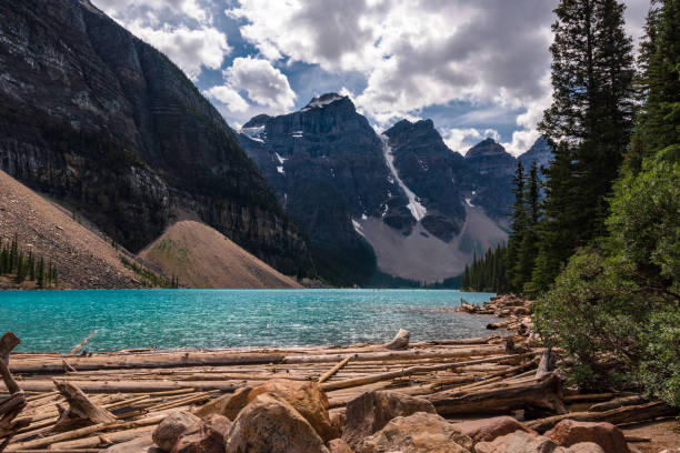 istock The Glacier Fed Moraine Lake 1022485696