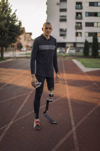 istock Disability athlete on sports track 1022503288