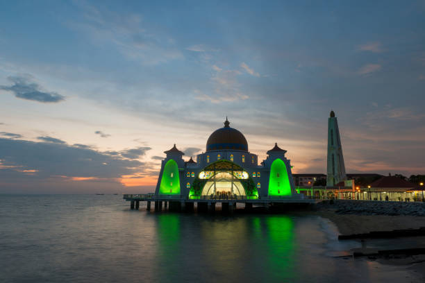istock Malacca islam mosque is beautiful islam mosque in Malacca, Malaysia. 1022530792