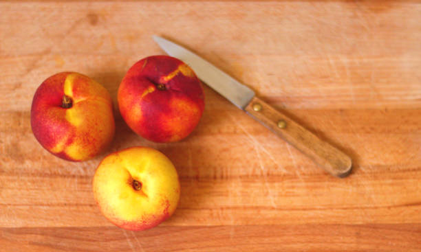 istock Fresh, organic apricots on a wooden chopping board 4 1022536268