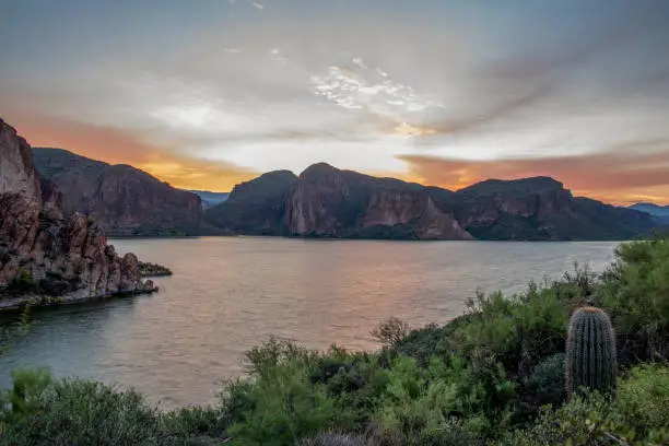 Photo of Canyon Lake, Arizona at Sunrise