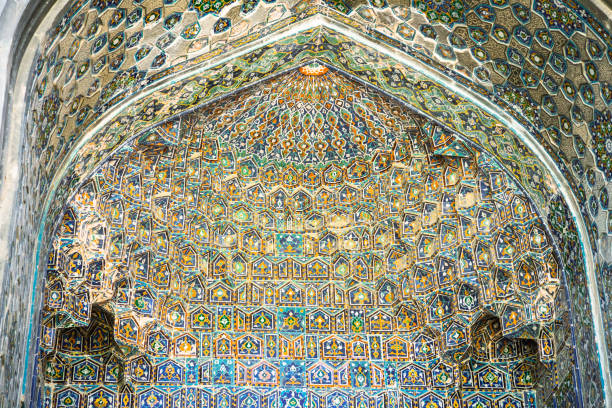 istock Tilya Kori Madrasah in Samarkand 1022546762