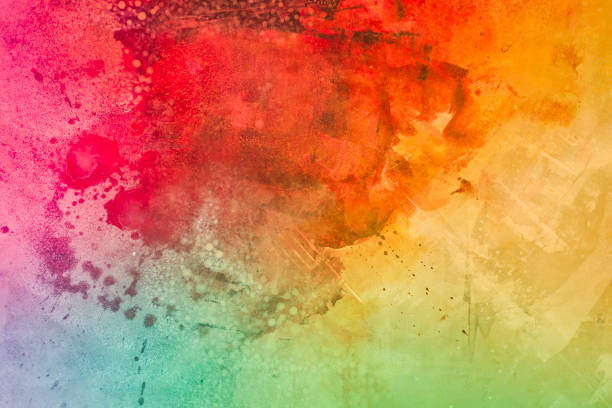 istock Bright abstract art painting background 1022546896