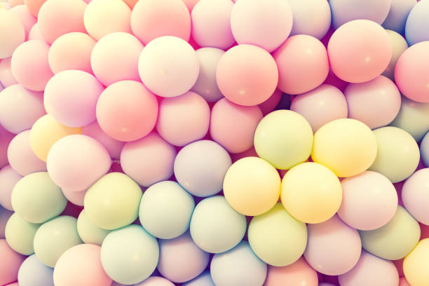 istock Texture of balloons as wall background 1022577796