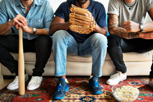 istock Friends cheering sport league together 1022585588