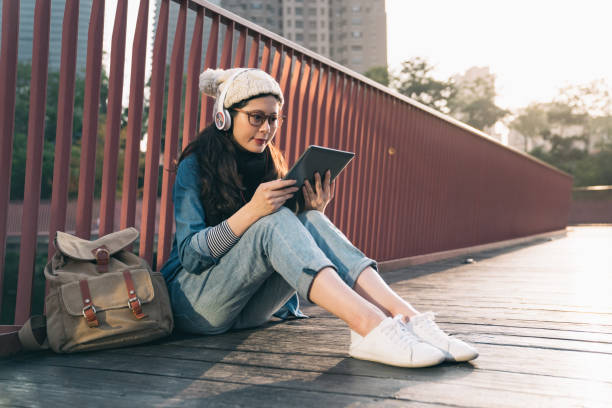 istock Asia student searching information online 1022599610