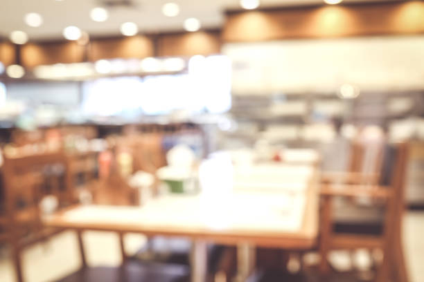 istock Blurred background : blur cafe with bokeh light background, banner, food and drink concept 1022603054