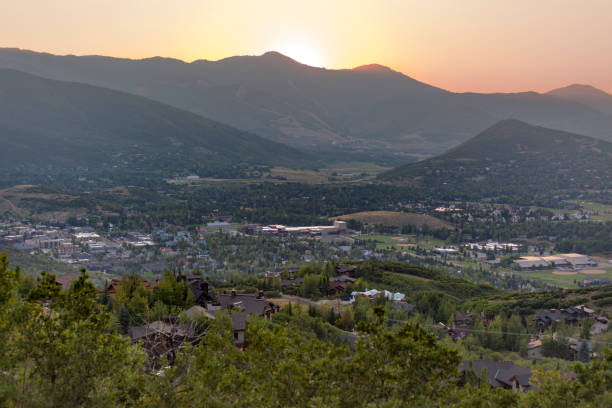 istock Valley view from a luxury housing community 1022607646