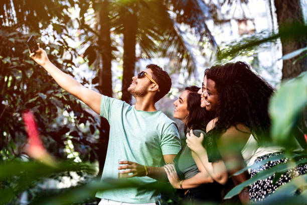 istock Friends taking a photo selfie 1022617190