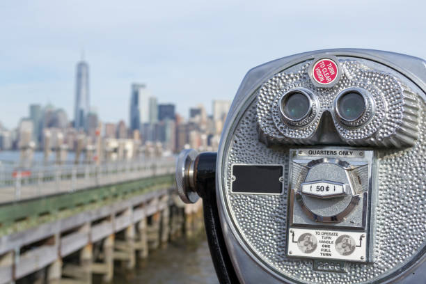 Looking at Manhattan from Liberty Island