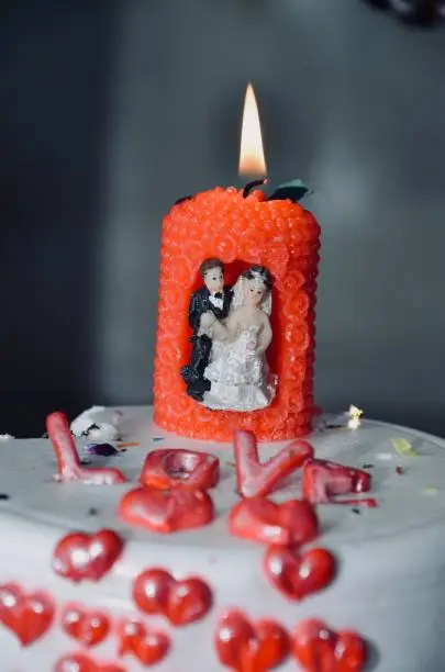 couple in the candle
