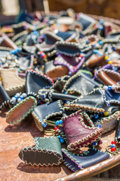 istock Set of traditional hand made shoes 1022625598