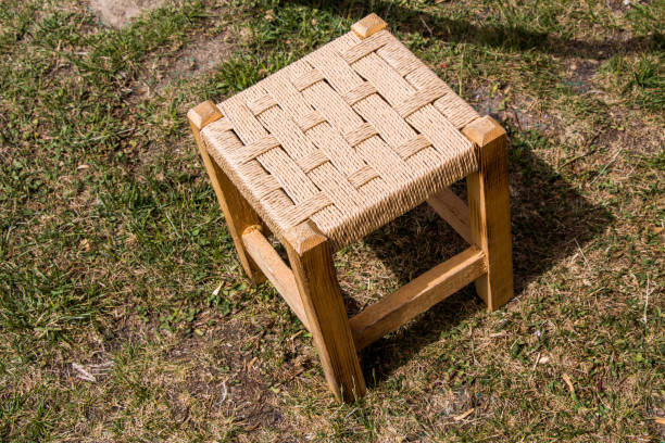 istock Decorative stool as a furniture item in view 1022625778