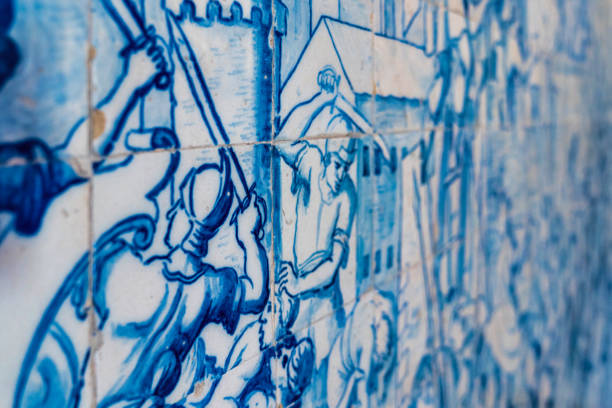 istock Colorful Portuguese Tiles - Azulejos 1022628116