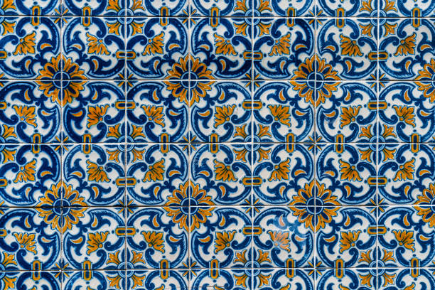 istock Colorful Portuguese Tiles - Azulejos 1022632970
