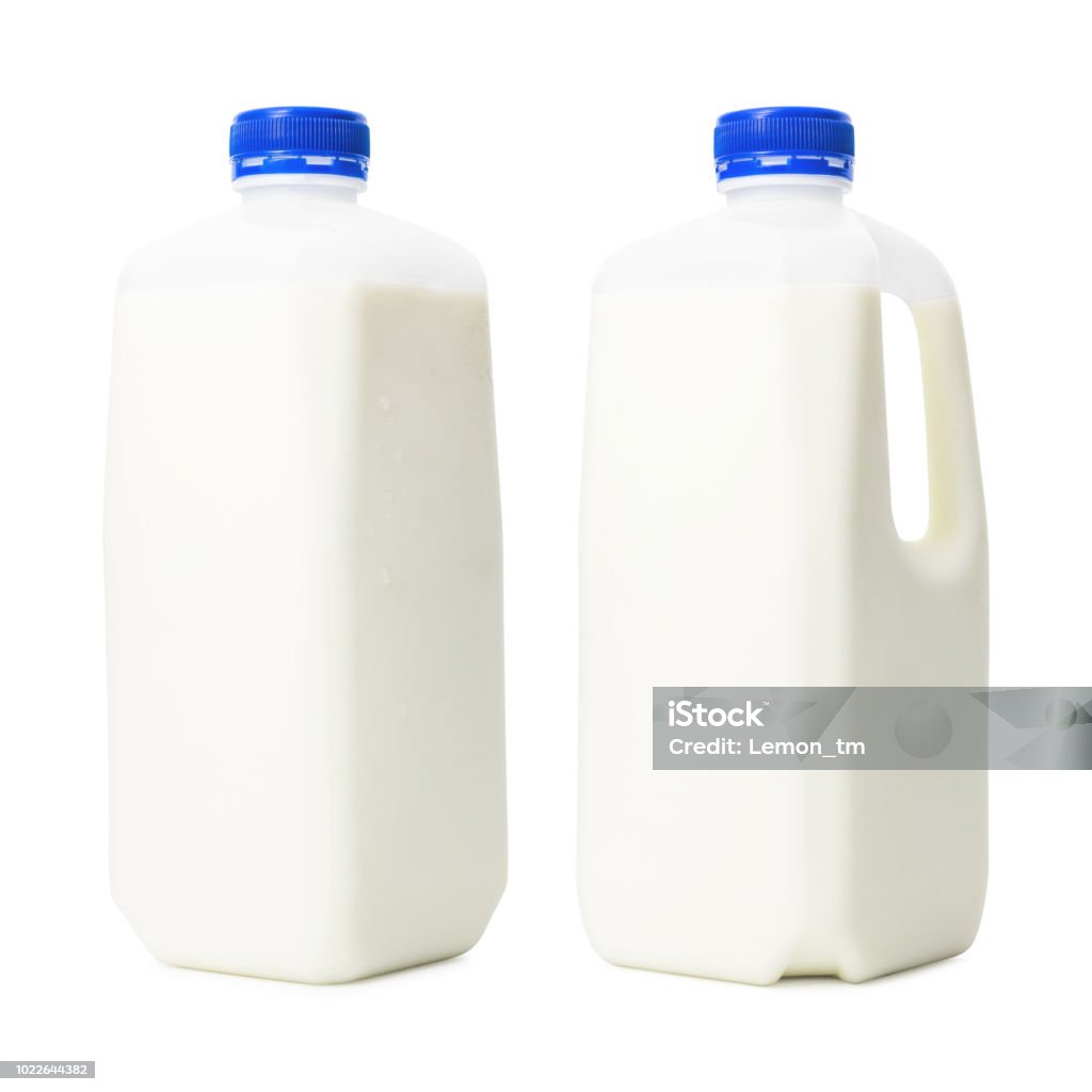 emulsión Agregar Flexible Fresh Milk Bottles In Liter Container Isolated On White Background  Breakfast Drink For Health Stock Photo - Download Image Now - iStock