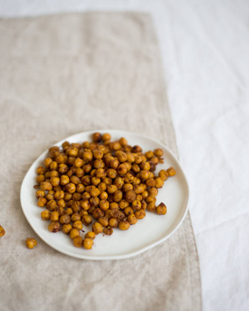 istock Healthy Roasted Seasoned Chick Peas 1022694594