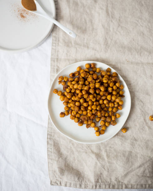 Healthy Roasted Seasoned Chick Peas