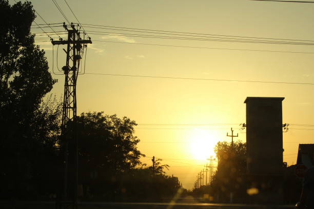 istock sunset in village 1022698874