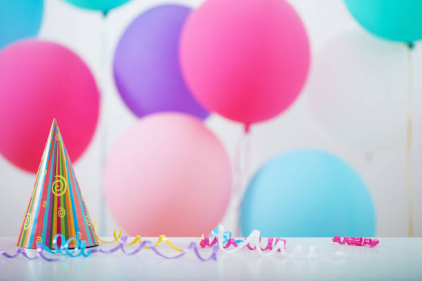 Background of balloons for birthday