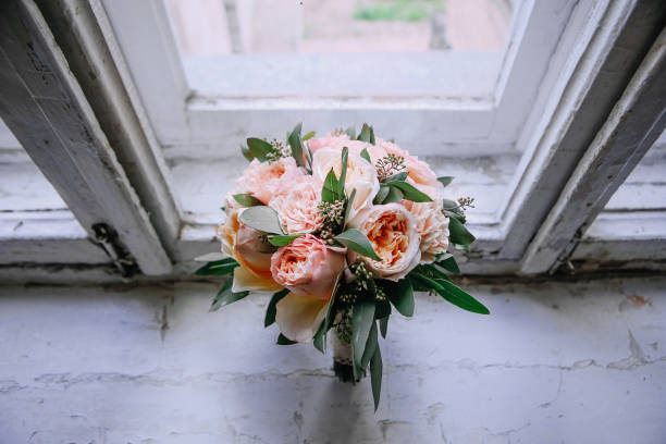 istock bouquet flowers wedding rose pink 1022715078