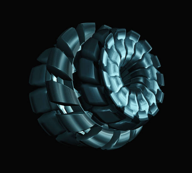 istock Gear Shaft Roller Isolated On Black Background 1022727092
