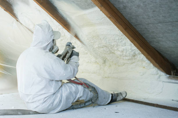 spray polyurethane foam for roof spray polyurethane foam for roof - technician spraying foam insulation using plural component gun for polyurethane foam, inside insulation stock pictures, royalty-free photos & images