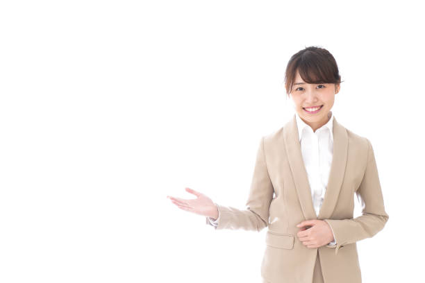 istock Businesswoman presentation image 1022732050