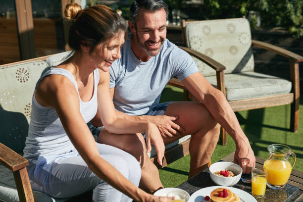 istock Out for a blissful breakfast together 1022734686